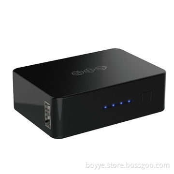 5,200mAh Power Bank with One 2A Output, 5-6 Hours Charging Time